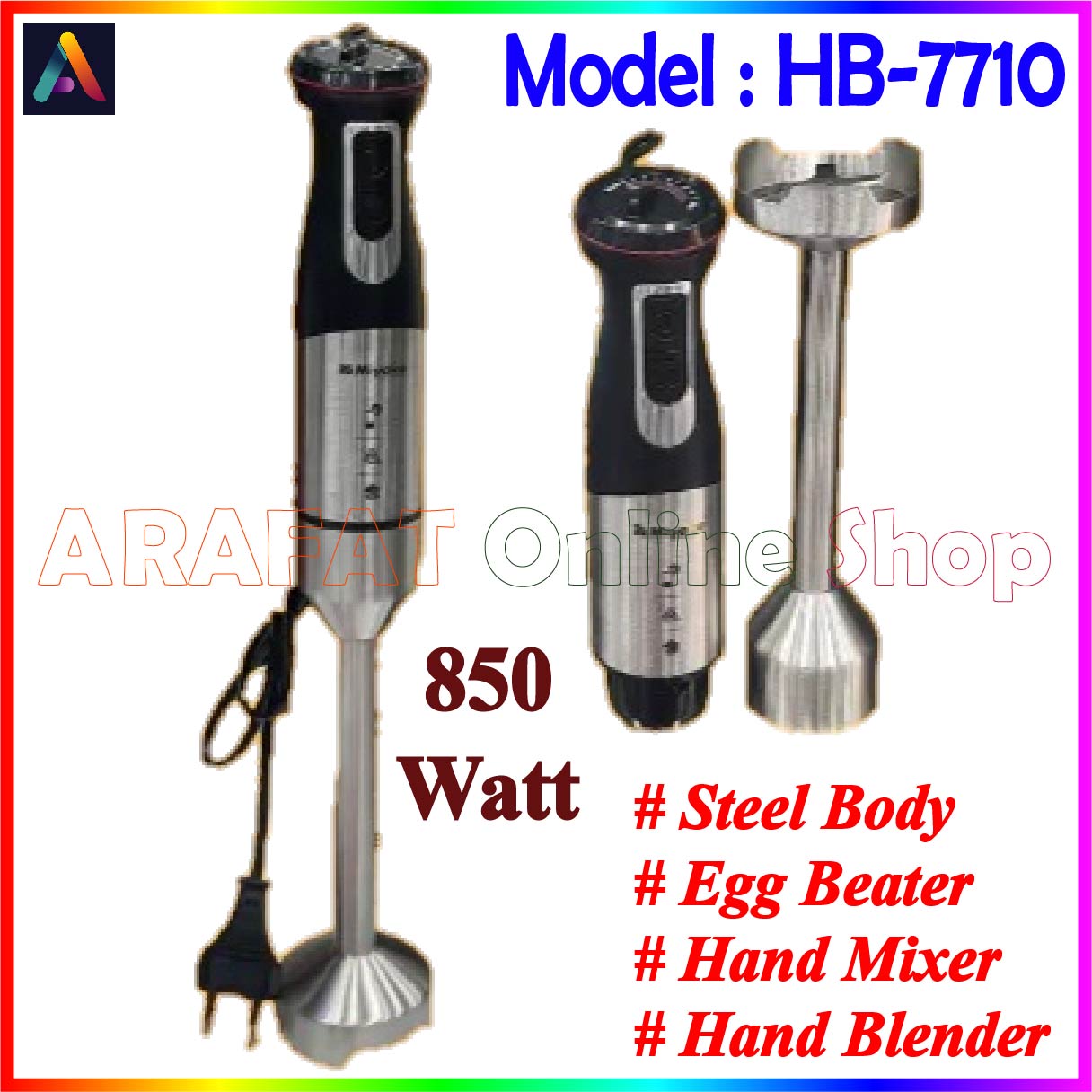 highest watt hand mixer