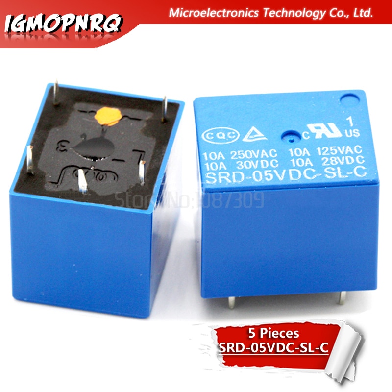 【Alizeker Mall】Relay SRD-05VDC-SL-C SRD-05VDC-SL SRD-05V relays 5PINS 5V High Quality