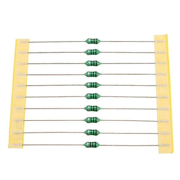 5Pcs- 680uH Ax-ial Ind-uctor 680uH 0.5W Ax-ial Lead Color Ring Confo-rmal Fixed Inductors Ax-ial Through Hole For Electronics Projects DIY Electrical Circuitry & Parts. 