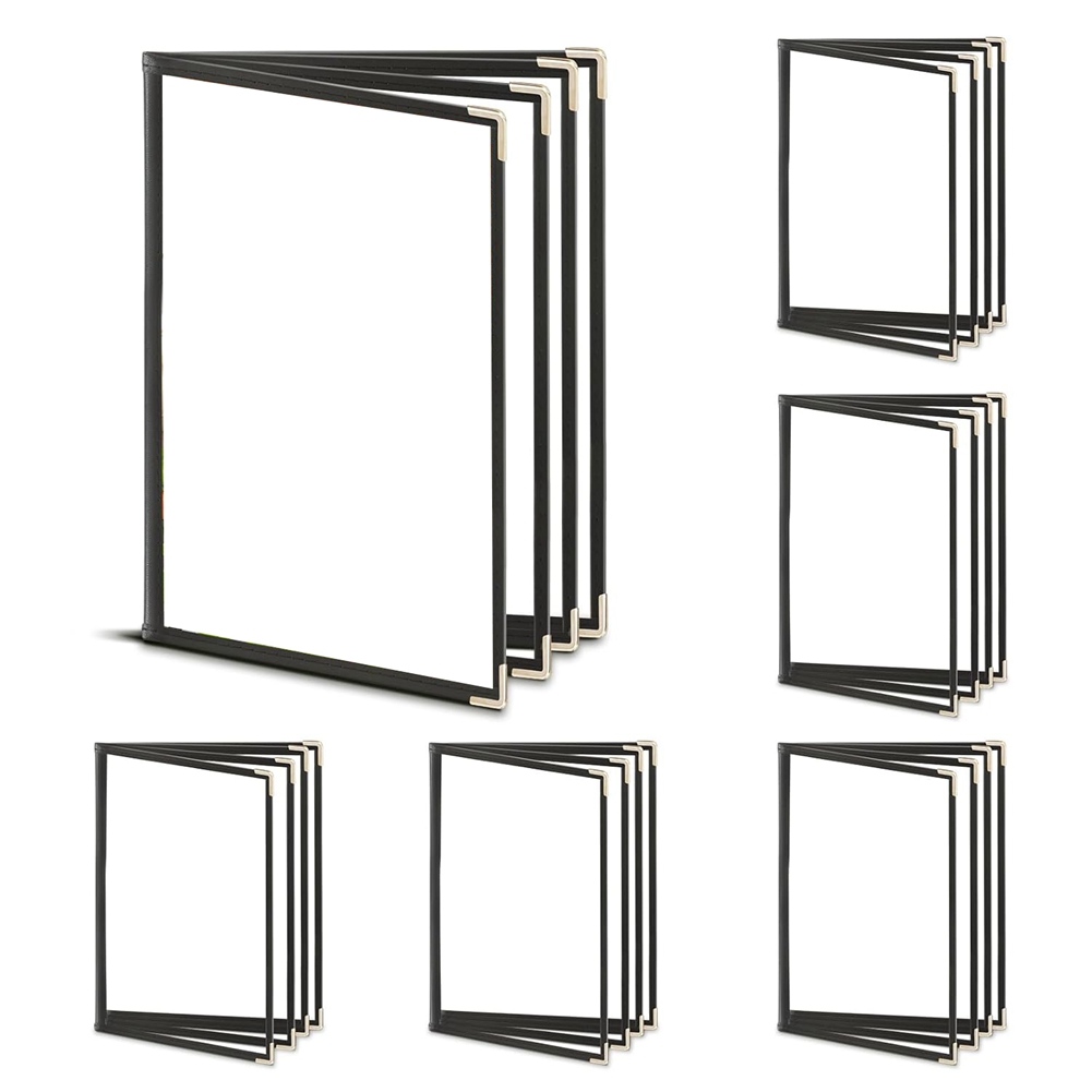 Menu Holder 4 Page 8 View Transparent Restaurant Menu Cover Book