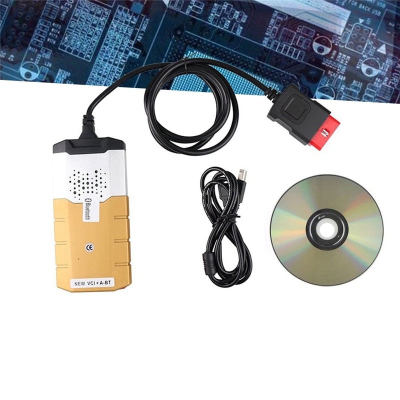 For DS150E 9241A V3.0 V2021.11 OBD2 Codes Reader Dual-Board Bluetooth Failure Detection Device. 