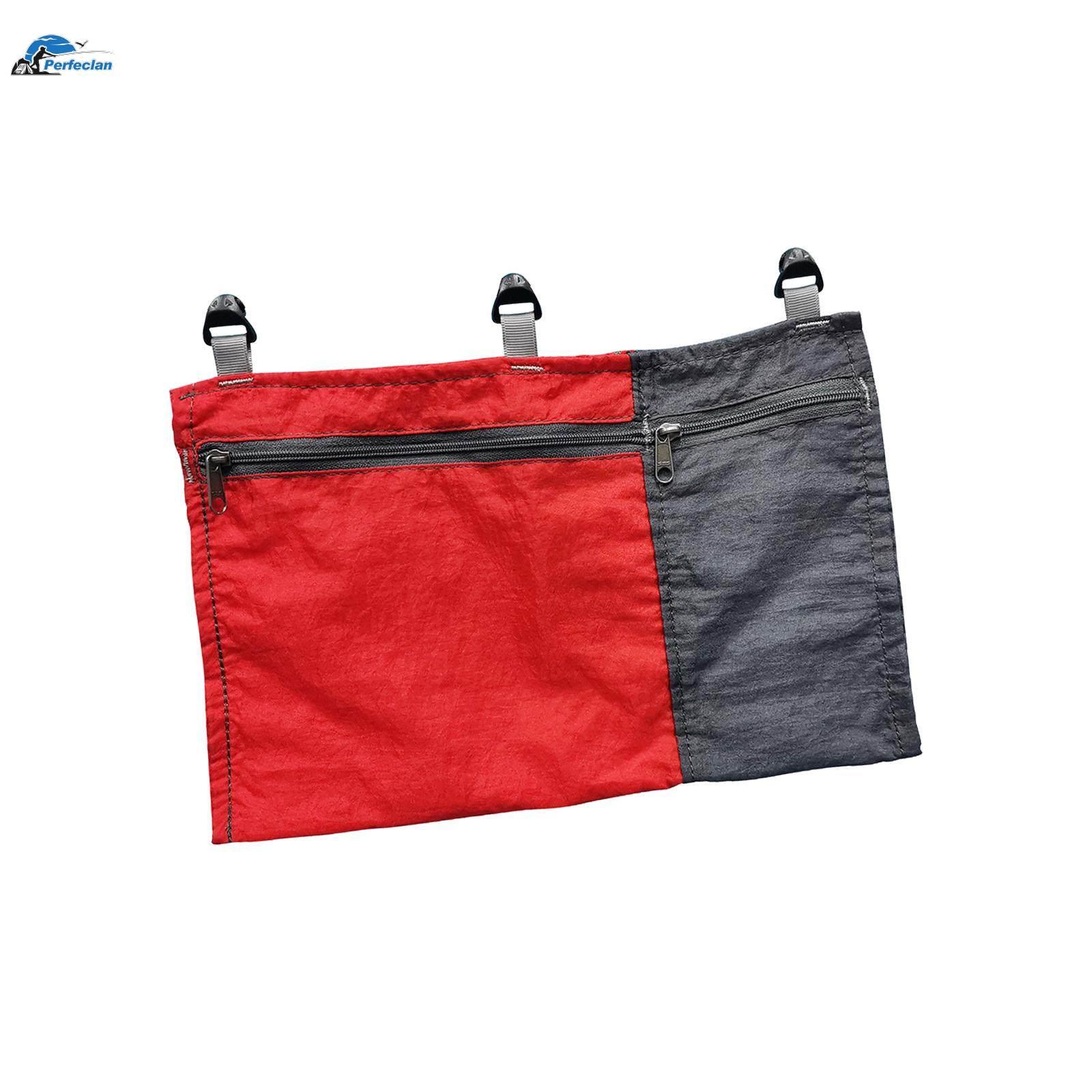 Hammock Organizer Storage Container Hanging 5 Pockets Folding Dangling Pouch Hammock Storage Bag for Camping Climbing Small Items