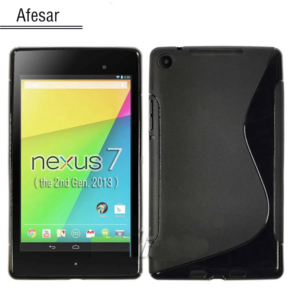 【Lejia】Nexus 7 2013 TPU case - for New Google Nexus 7 FHD Tablet pouch silicon cover funda (Not for Nexus 7 1st. 