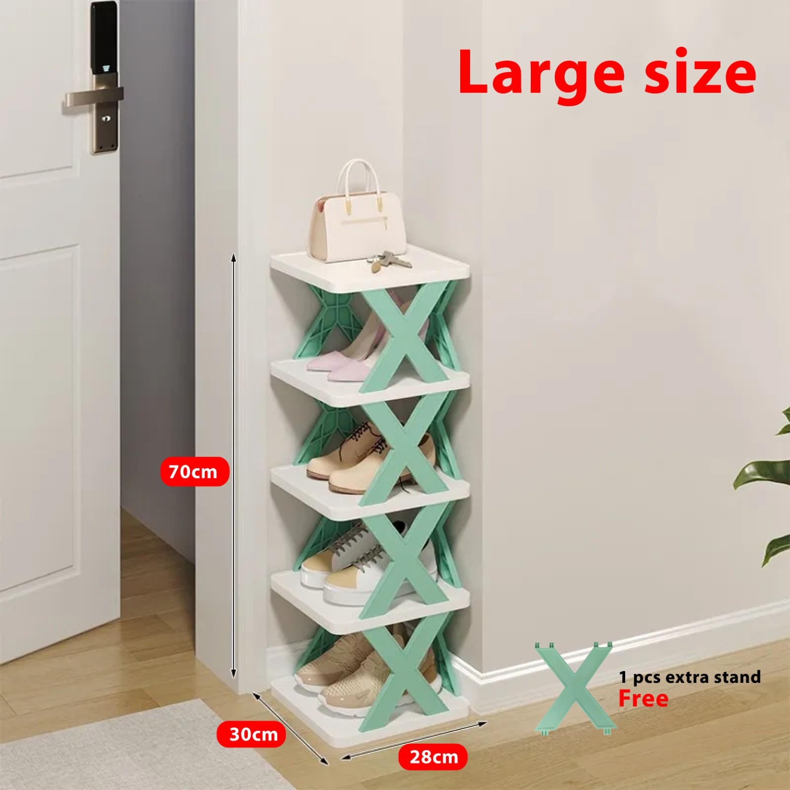 New Shoe Rack, Vertical Shoe Tower, Narrow Corner Shoe Rack, Shoe Shelf