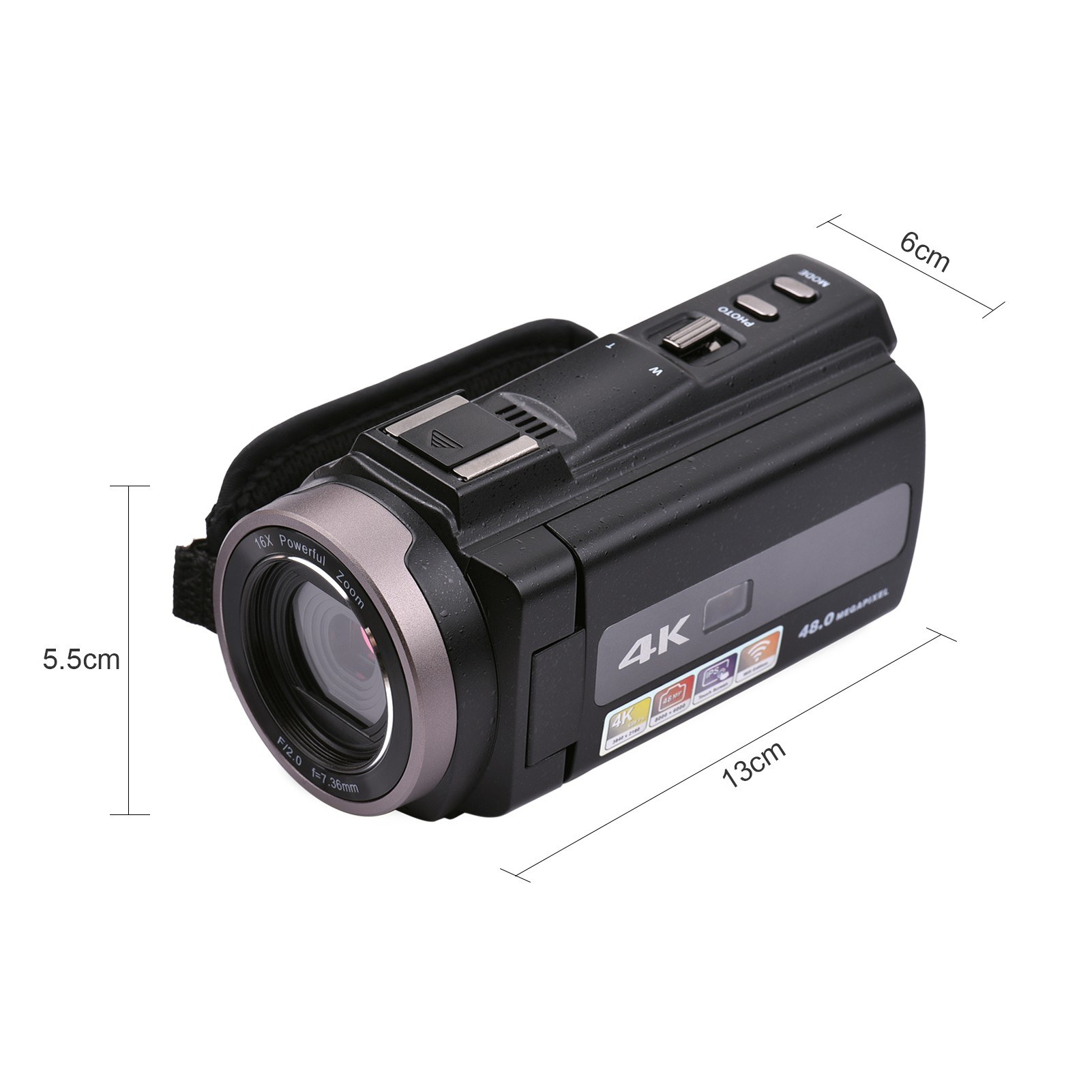 Andoer 4K camera+complete set of accessories. 