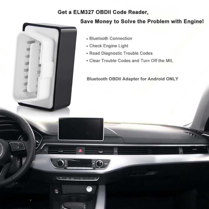 Mini Elm327 Wireless OBD2 V2.1 Car Diagnostic-Tool Scanner Elm-327 OBDII. 