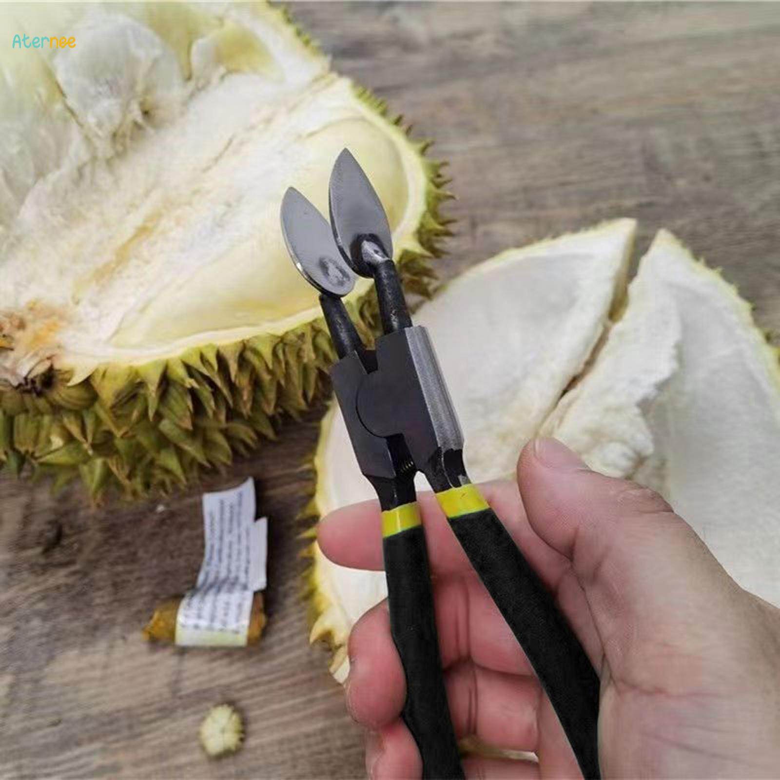 Durable Durian Opener, Durian Peel Break Tool, Peeling Smooth, Fruit Shell Clip, Manual Durian Shelling Machine for Restaurant Grocery Utensils