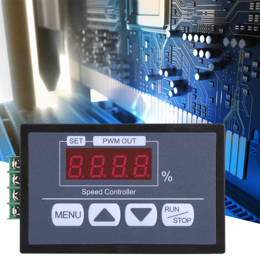 PWM Regulator Speed Button Type Motor Current Regulation Power Controller DC6~60V. 