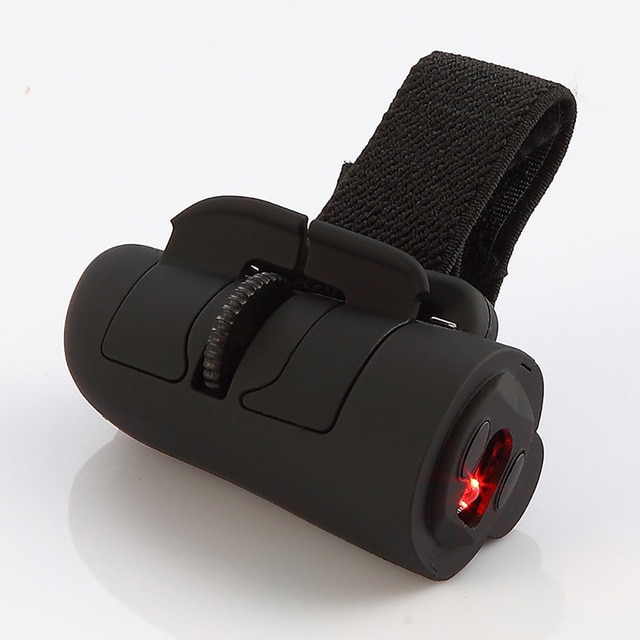 Mini Bluetooth-Compatible Wireless Finger Ring Mouse Ergonomic Handheld Optical Travel Mice 2.4G Version PC Remote Button Click