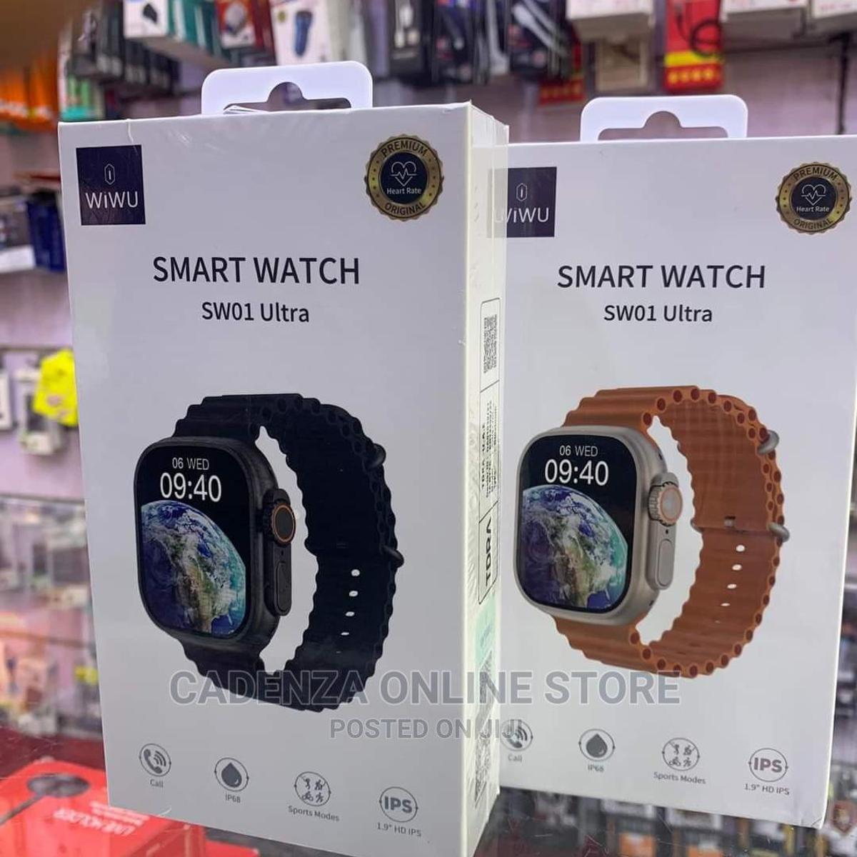 Wiwu SW01 Ultra Smart Watch With HD Display-. 