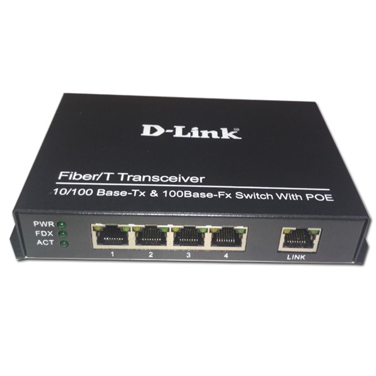 D-link 5-Port 10/100 Switch with 4-Port Poe