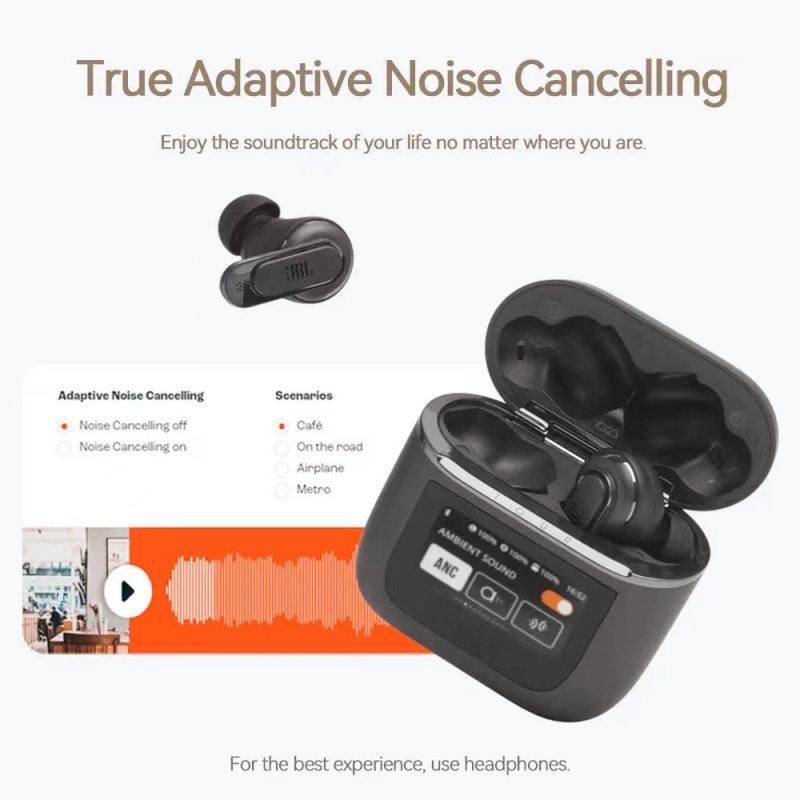 New Design ANC+ENC TWS V8 In-Ear Headphones Noise Cancelling Wireless Earbuds Gaming Compatible Smart Phones Computers Laptop. 