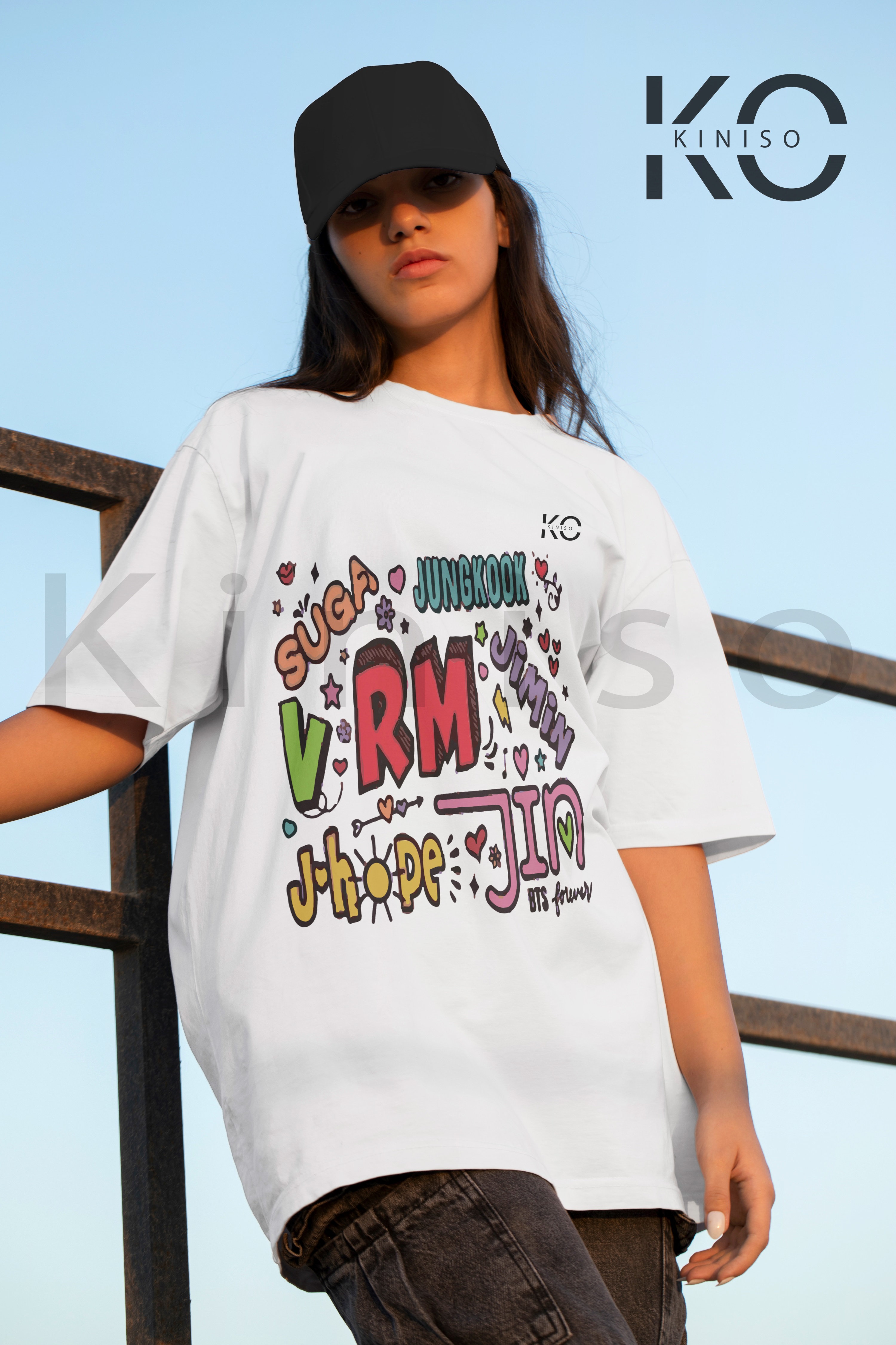 BTS Tshirt - BTS Members Name- Bangtan t shirt for Women in Bangladesh By Kiniso. 