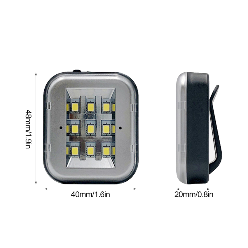 Running Light, Reflective Safety Light For Runners, USB Rechargeable LED Light, Clip On Running Lights With Runners And Joggers For Camping, Hiking, Running, Jogging, Outdoor Adventure. 
