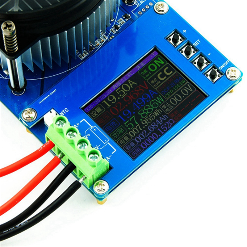 1Set DTL150 4-WIRE Capacity Tester 150W Electronic Load Tester 20A Discharge Meter US Plug EU Plug. 