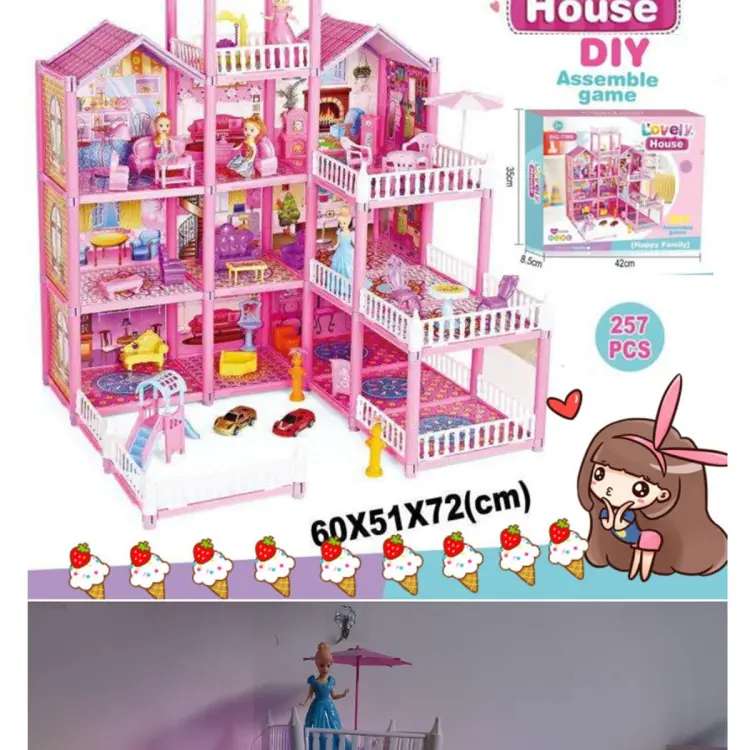 barbie doll big house set