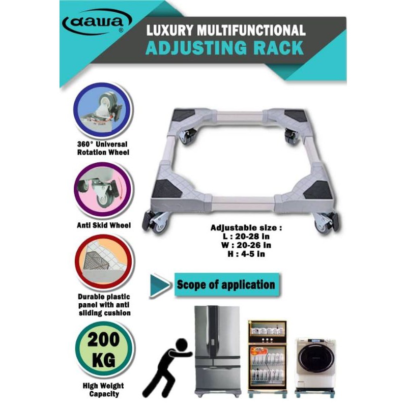 Washing machine/refrigerator/refrigerator/refrigerator/washing machine special base adjustable/laundry/laundry/washing machine and refrigerator for refrigerators and multi -heavy duty -moving type special base for the refrigerator. 