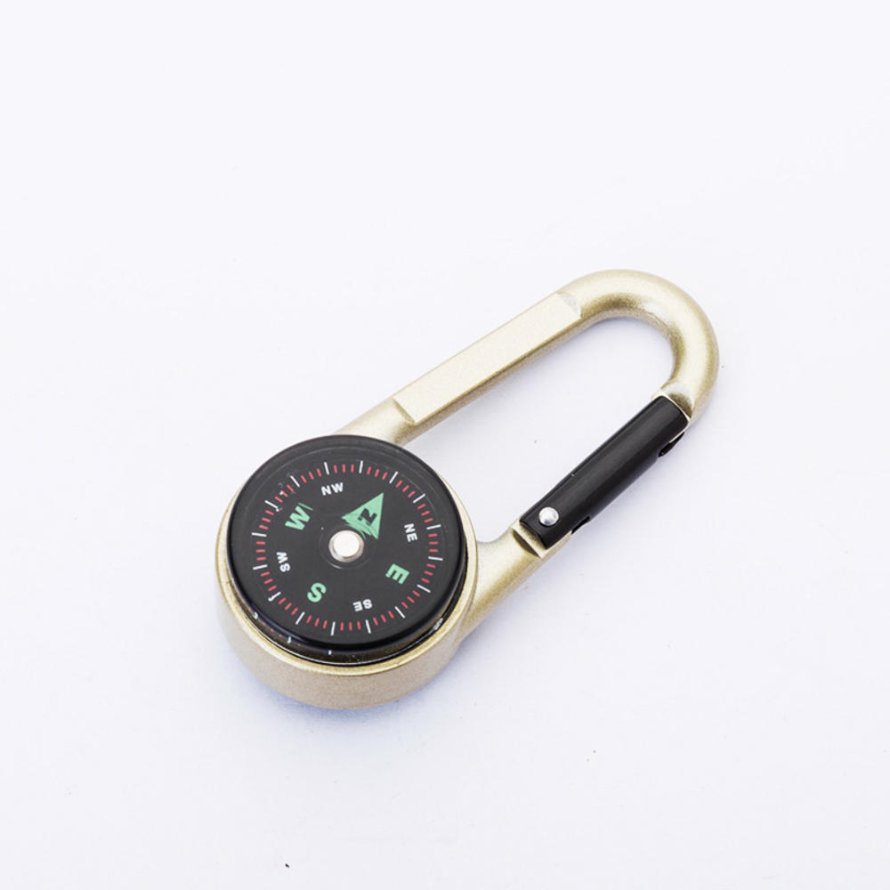 3 In 1 Guiding Thermometer Keyring Keychains Mini Compass   Clip 3 In 1 Guiding Thermometer Keyring Keychains Outdoor Hiking Camping Climbing Travelling Mountaineering Buckle Multi Functional Mountaineering Buckle. 
