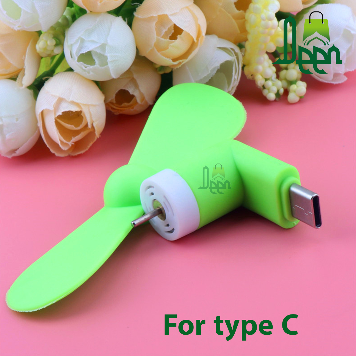 1 pcs USB Fan type C Flexible Mini Mobile Phone Fans for Android type C hand Fan for all otg supported phone type C