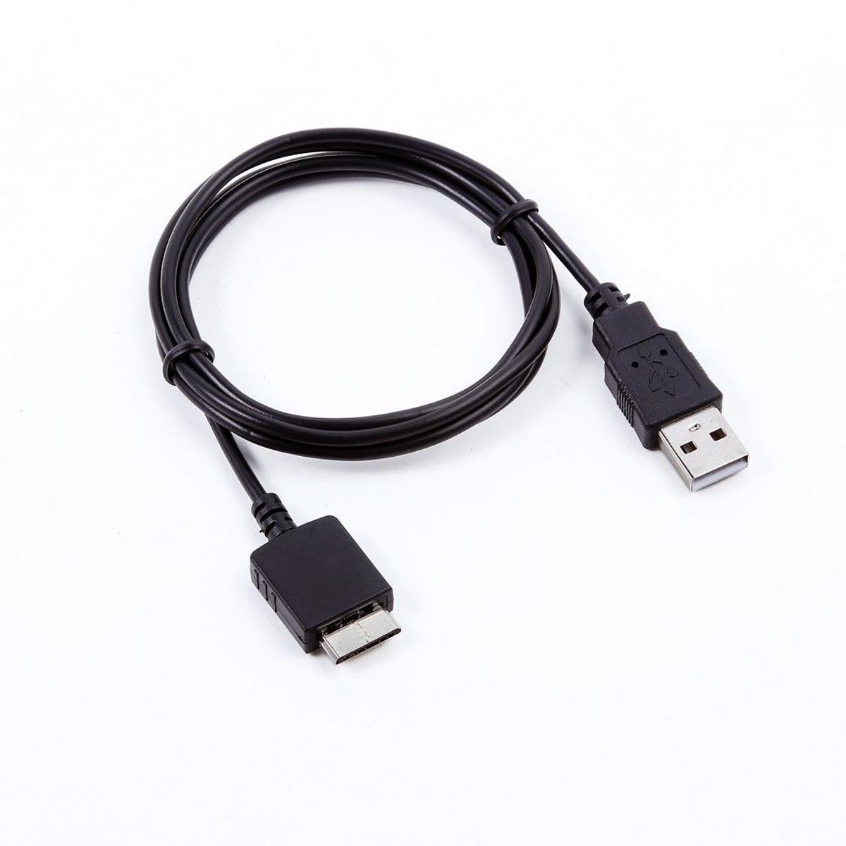 USB DC Power Charger+PC Data SYNC Cable Cord Lead For Sony NWZ-E473 F MP3 Player