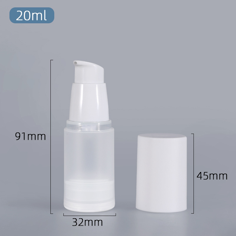 15ml 20ml 30ml 50ml 100ml Small Volume Refillable Liquid Lotion Bottle Airless Vacuum Bottles Plastic Travel Cosmetic Container. 