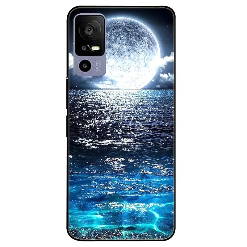For TCL 40R 5G Case 6.6'' Silicone Soft Fashion TPU Phone Cover for TCL 40 R 5G Case T771K T771A T771H Bumper Funda for TCL40R. 