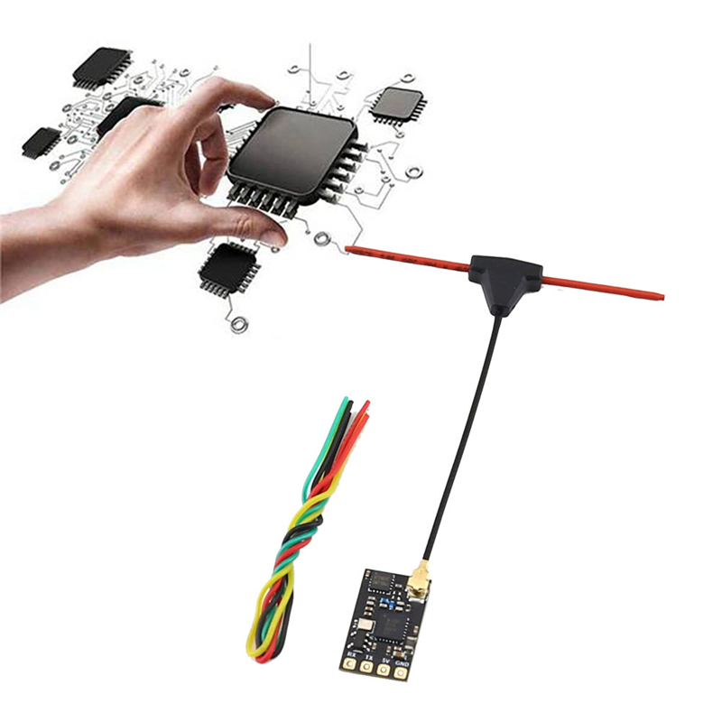 FPV ELRS Receiver 2.4GHZ Open Source RC Model Long Range Nano 2400RX Fixed Wing Long Range Aircraft Reception, Easy to Use Fine Workmanship. 