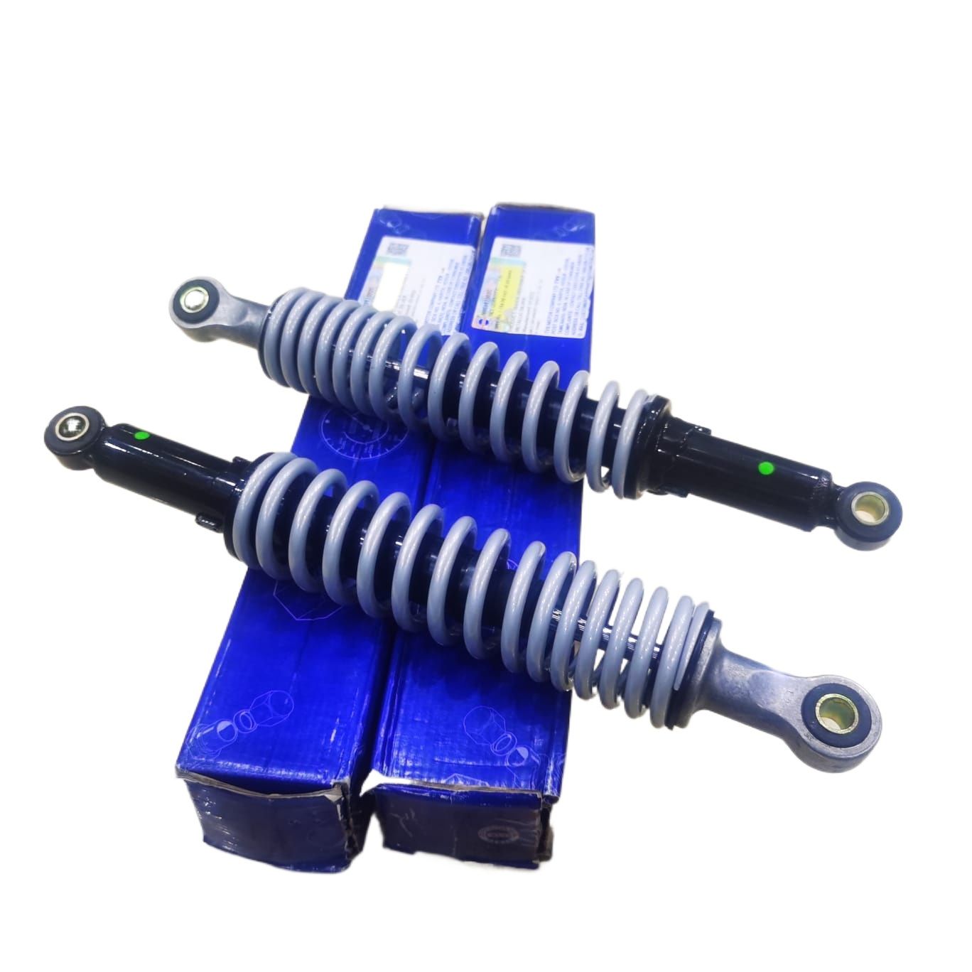 Rear Shock Absorber  TVS Metro Plus 2 Pieces  a Set Silver Color. 