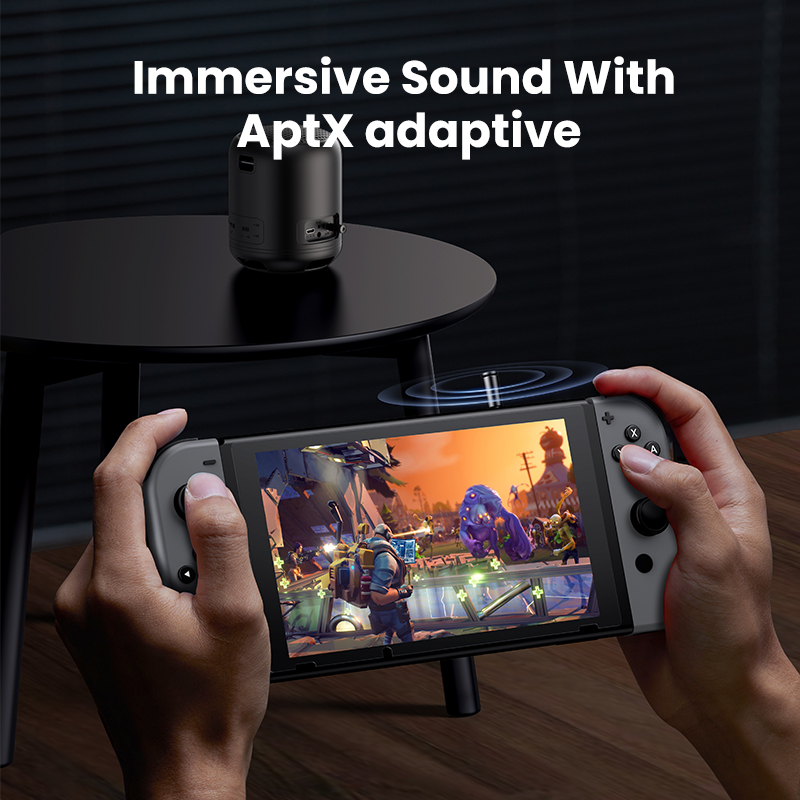 UGREEN USB Bluetooth 5.3 Transmitters APTX HD 3.5mm Audio Adapter Plug and Play for PS4 PS5 Switch Gaming Mac. 