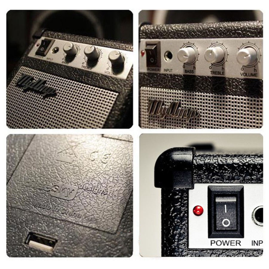 Replica Guitar Amplifier High Fidelity/ My Amp Audio Portable Speaker. 