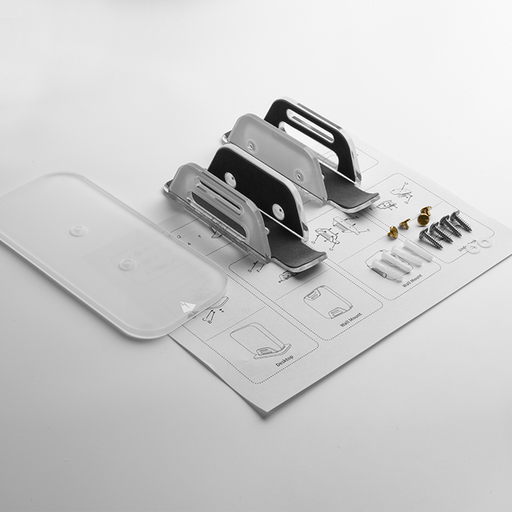 Duvar/masaüstü standı Laptop standı yerden tasarruf akrilik dikey stant depolama bilgisayar standı hafif Mac Mini 2023 M2 çip için. 