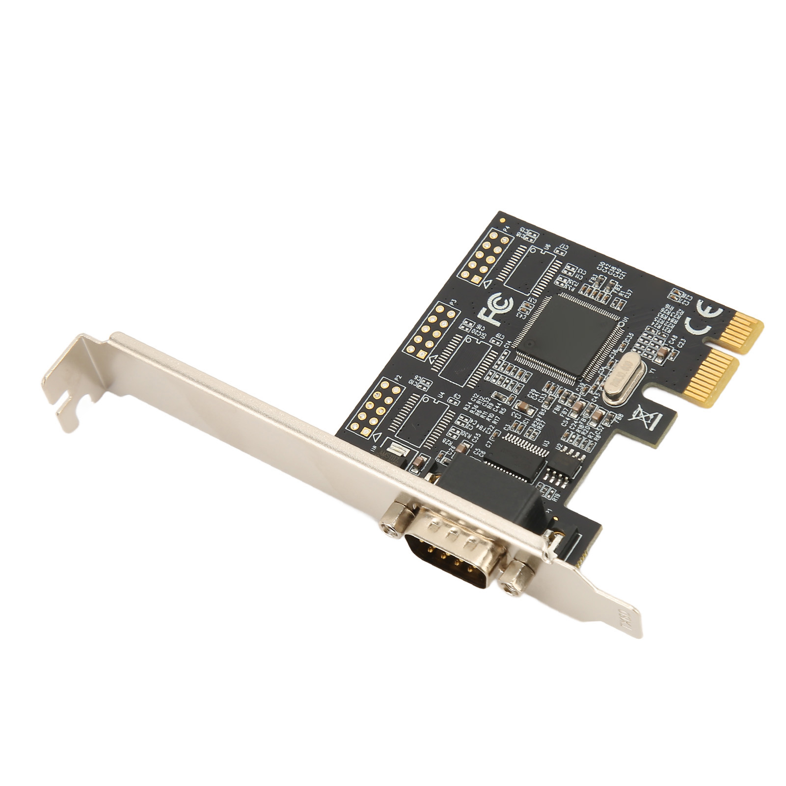 PCI Express To RS232 Adapter Single Port 250Kbps Transfer PCB PCIe X1 RS232 Serial Adapter Card for Industrial PC. 