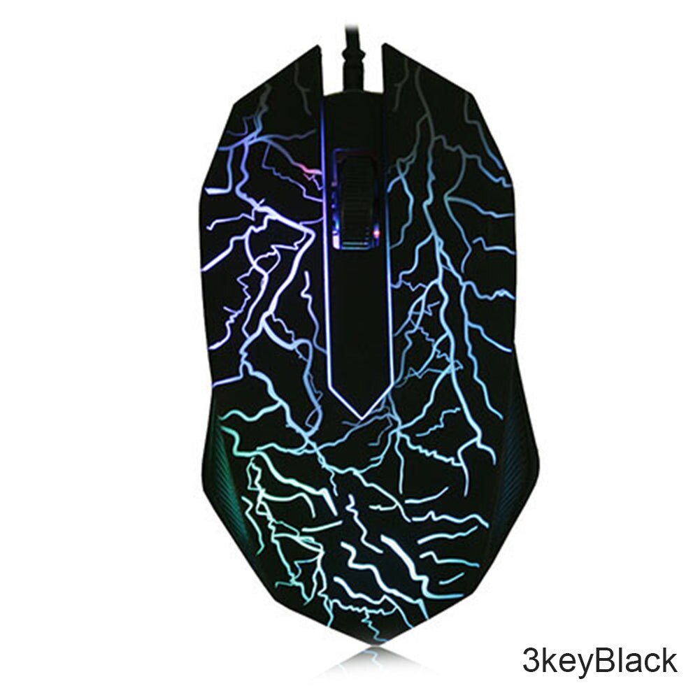 Colorful LED Computer Gaming Mouse Professional Ultra-precise Game For Dota 2 For LOL Gamer 2400 DPI USB Wired Mouse. 