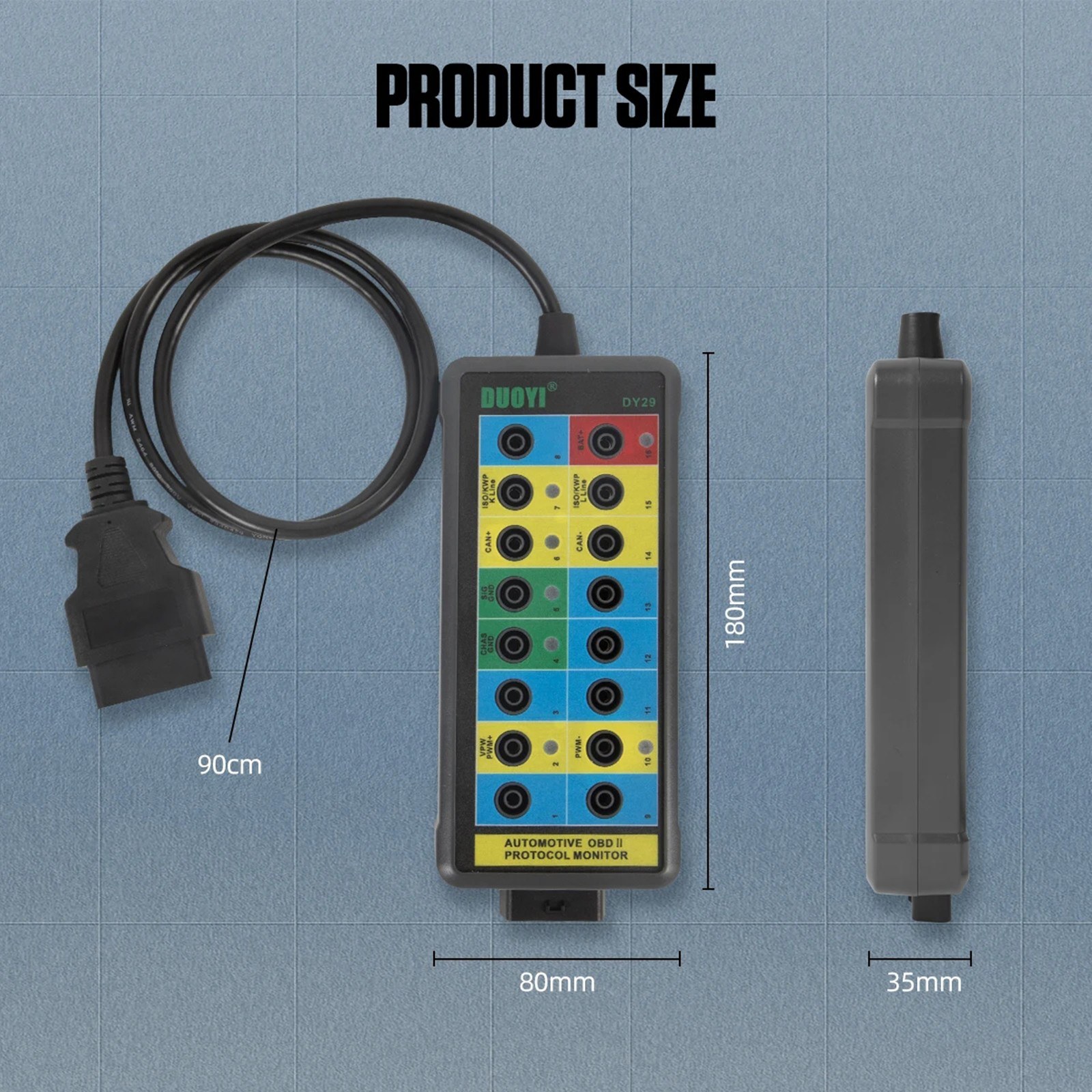 Electrical Diagnostic Tools Can Bus Analyzer Breakout Box. 