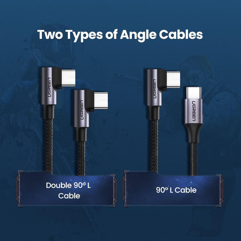 【60W Type C-C】UGREEN USB Type-C to USB C PD 60W Cable for Samsung Galaxy S24 23 Note10 Fast Charger Cable for Macbook Pro Support Quick Charge 4.0 USB Cord. 