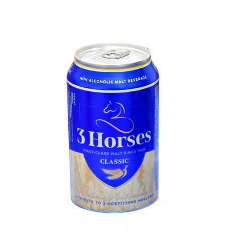 3 Horses Non-Alcoholic Malt Beverages 330ml
