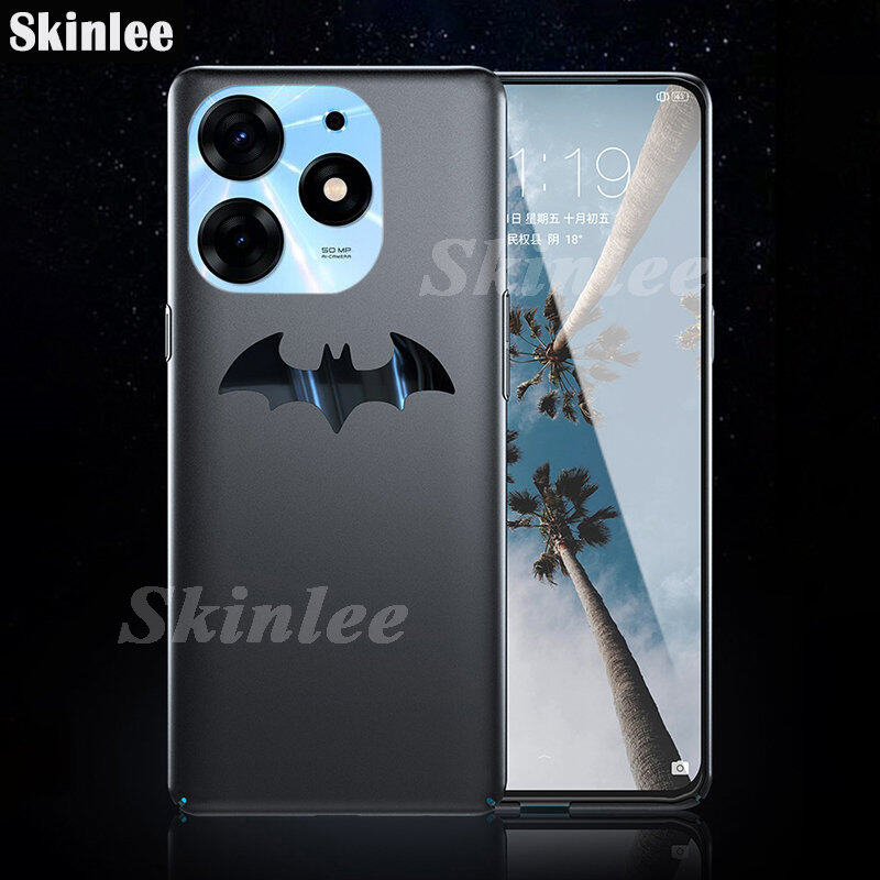 Phone Case Tecno Spark10 Pro Back Cover Luxury Frosted Matte Back Slim Metal Bat man Non-slip Protective Casing for Tecno Spark 10 Pro Cover Cases. 