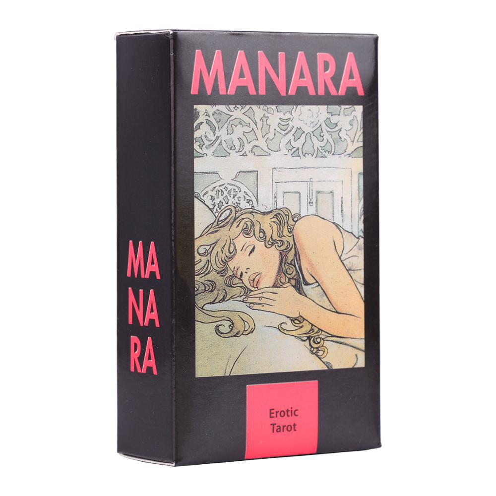 【ZOETN-HOT TOY Store】New Styles Manara Tarot Deck Cards English Version Divination Card Game Family Board Game. 