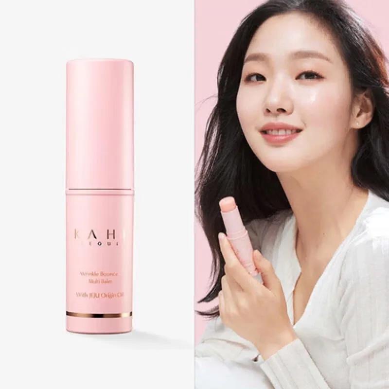 Dull cosmetics korean elastic balm multi-cream moisturizing wrinkles elastic multi-cream collagen multi-lip balm stick wrinkle country kahi