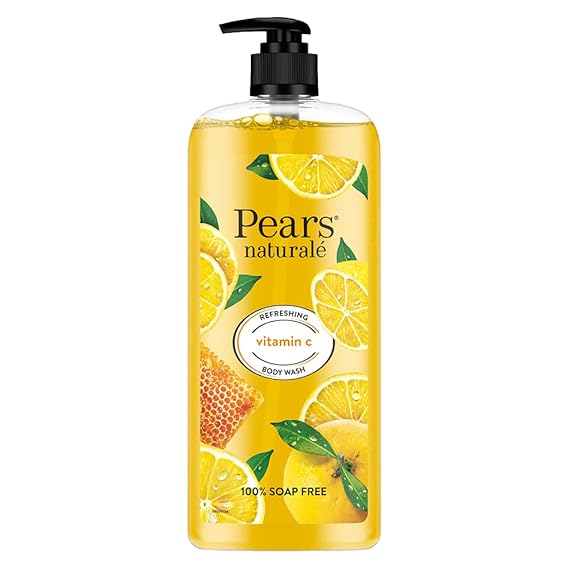 Pears Naturale Refreshing Vitamin C Body Wash (Yellow) - 750ml