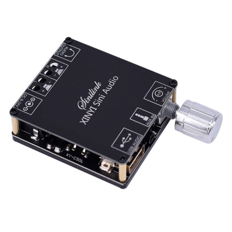 Bluetooth board MP3 decoder mini speaker motherboard receiver D-class digital amplifier module 50W. 