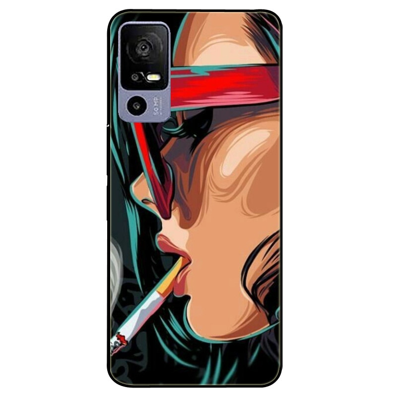 For TCL 40R 5G Case 6.6'' Silicone Soft Fashion TPU Phone Cover for TCL 40 R 5G Case T771K T771A T771H Bumper Funda for TCL40R. 