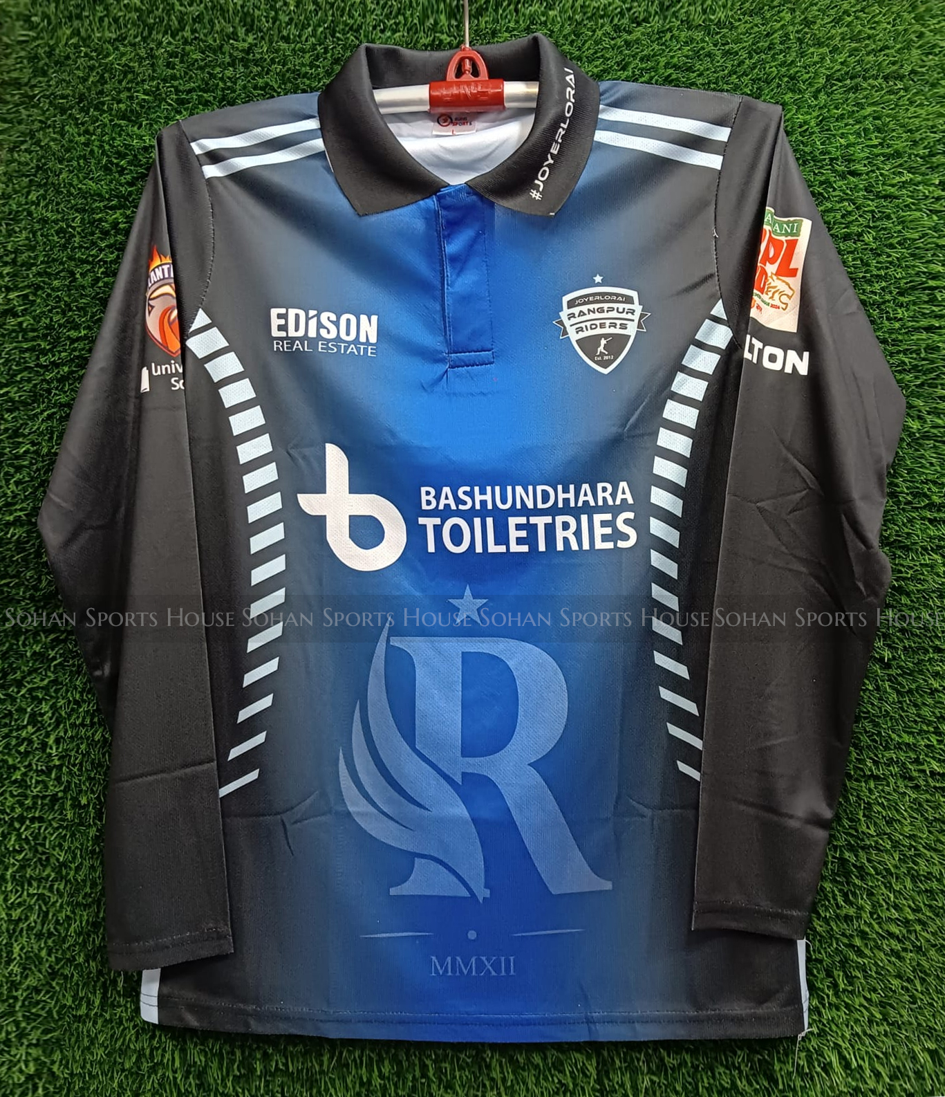 Rangpur Riders Full Sleeve Four Part Polo Jersey - BPL 2024