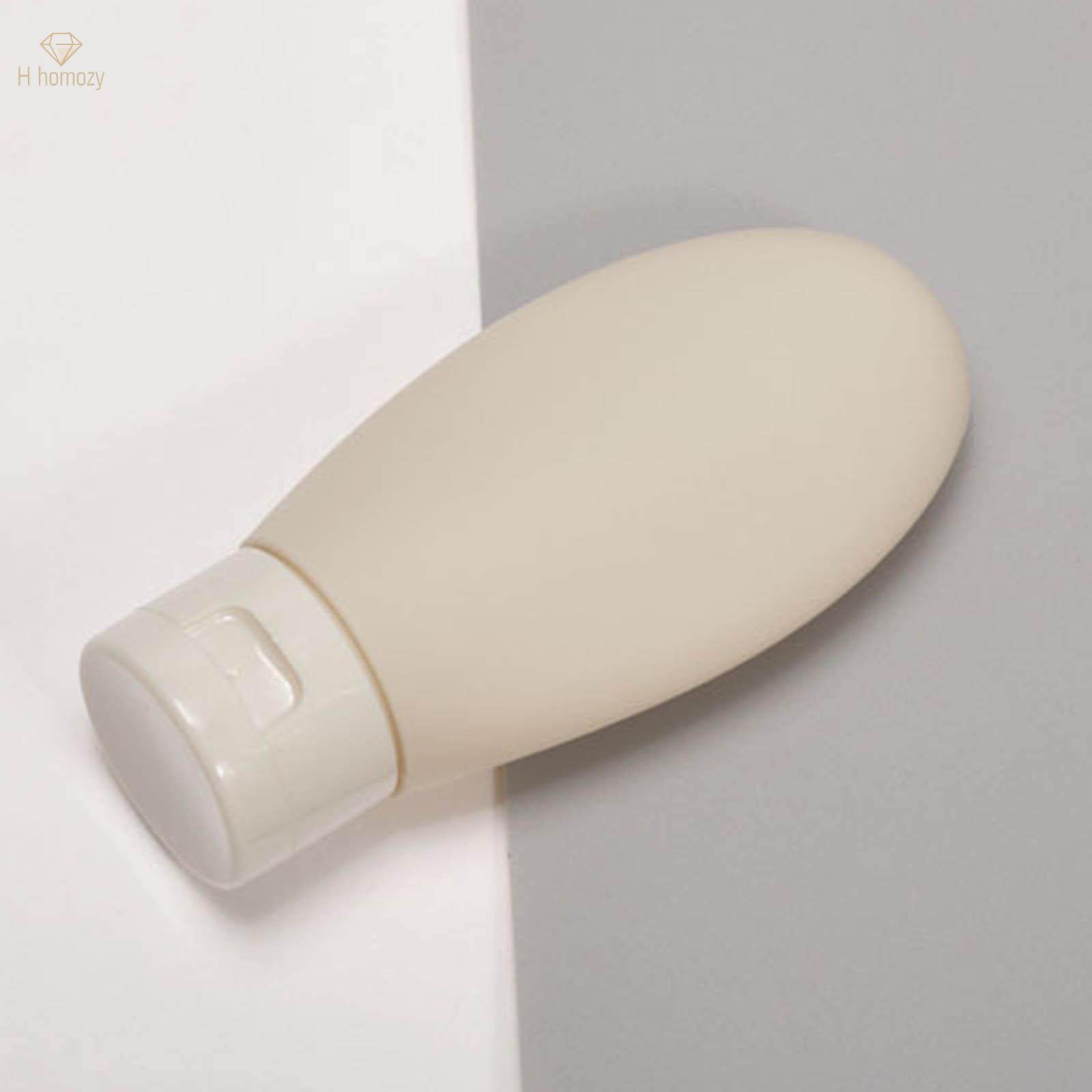 3Pcs Portable Travel Bottles Set Squeezable Toiletries Containers for Lotion. 