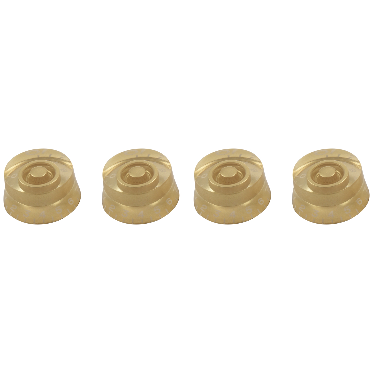 Harmony Electric Guitar Control Speed Knobs for Gibson Les Paul LP Knob Parts Replacement Gold 4 Pcs. 