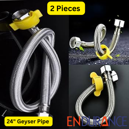 24 Inches 2 Pieces Geyser Pipe Connection Pipe Heavy Use in Geyser Water Line
