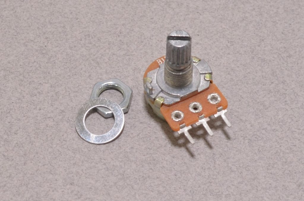 2Pcs- 3 Pin 1M Potentiometer Panel Mount 1M Ohm 1/2 Watt 3 Terminal Leads Single Gang Linear Taper Rotary Potentiometer 1M Ohm Adjustable Variable Resistor Volume Pot. 