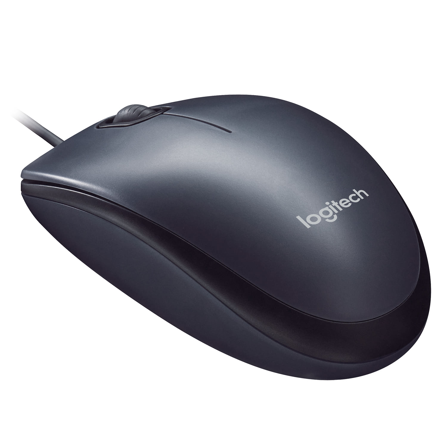 Logitech M90 Wired USB Mouse, 1000 DPI Optical Tracking, Ambidextrous PC / Mac / Laptop - Black - Wireless Mouse. 