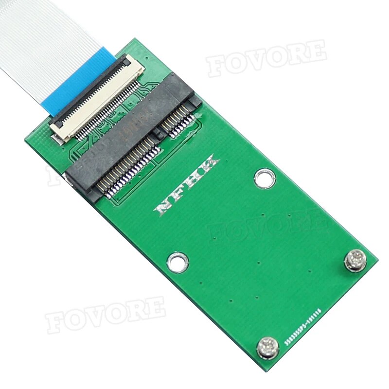 mini PCIe to mSATA SSD extension cable WiFi wireless network card to mini PCIe adapter Extender cable for Laptop. 