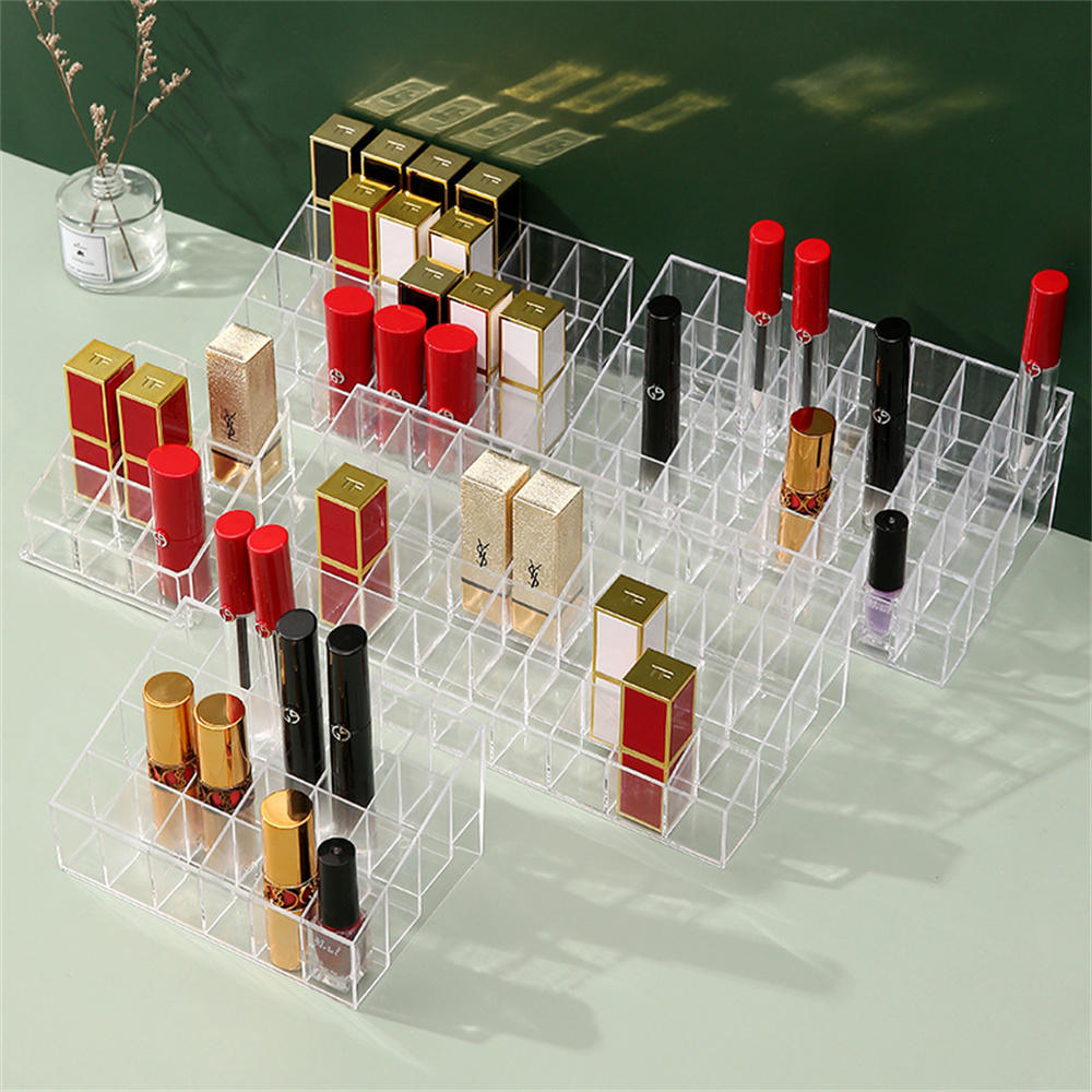 Lipstick Box Cosmetics Organizer Storage Box Lipstick Display Stand Nail Polish Holder